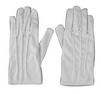 Handschoenen kort wit - 
